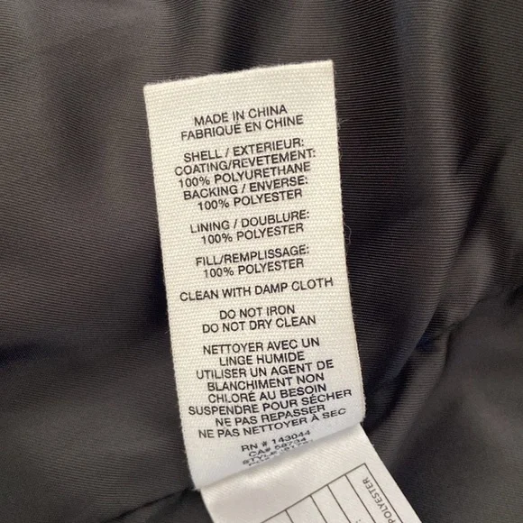 Anthropologie Avec Les Filles Faux Leather Puffer Coat - Picture 5 of 6